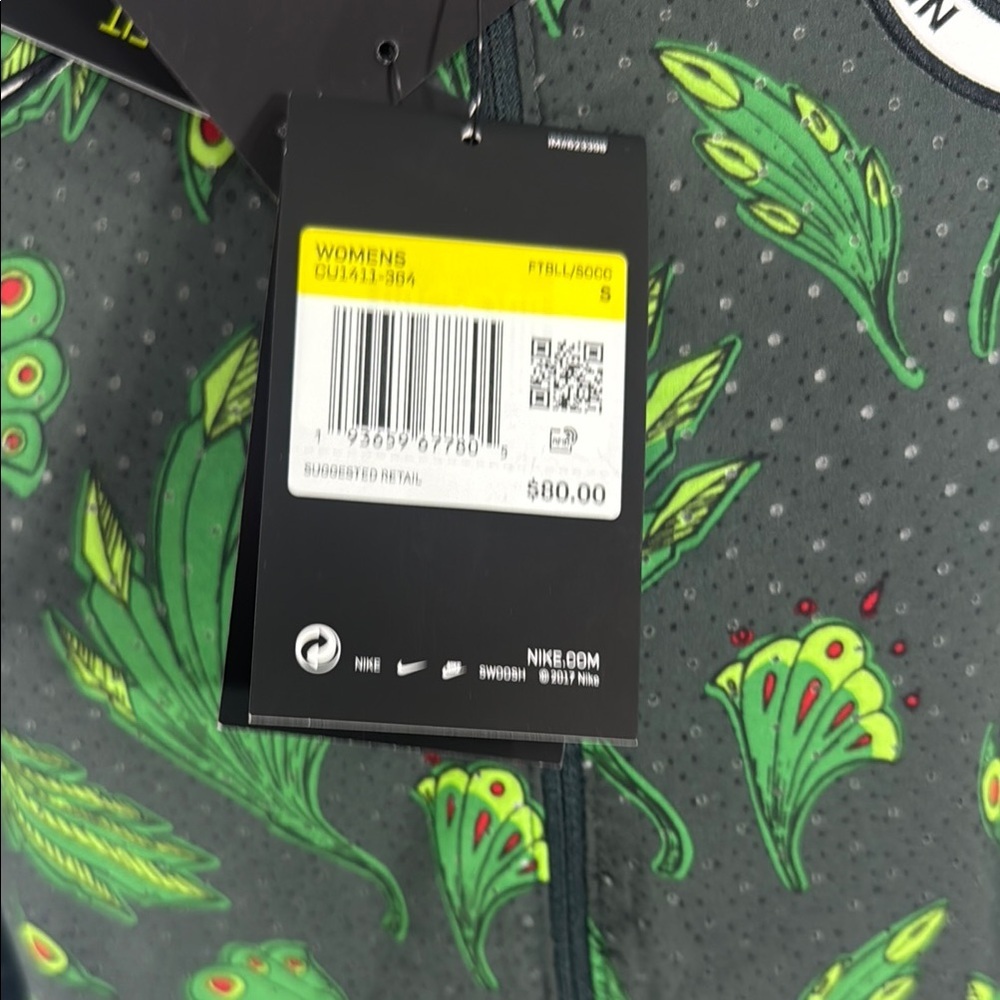 Nike Women’s Nigeria Naija Cropped Dry-Fit Soccer Jacket – Green/Black – Size Sm - Picture 8 of 12